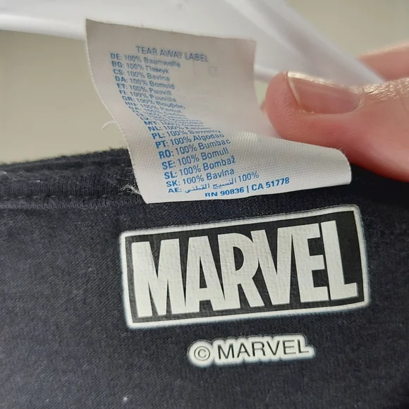 Boy's Marvel Spider-Man Venom Mask Split Graphic Tee Black Large. - Picture 6 of 8